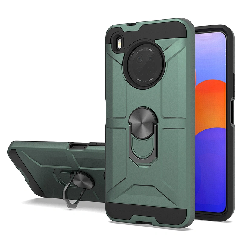 360 degree ring holder stander anti-shock mobile phone case accessories for Huawei Y7A Y8P Y9A P Smart 2021