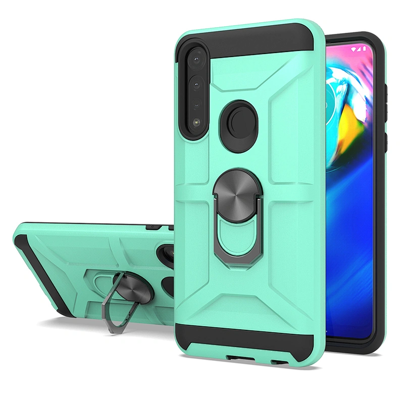 Men Flexible Ring Holder Cell Accessories Phone Cases For Motorola G8 Power lite E6S one fusion plus