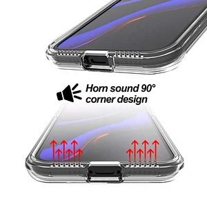 Wholesale transparent back cover soft TPU mobile phone case for Iphone 11 PRO MAX XS XR