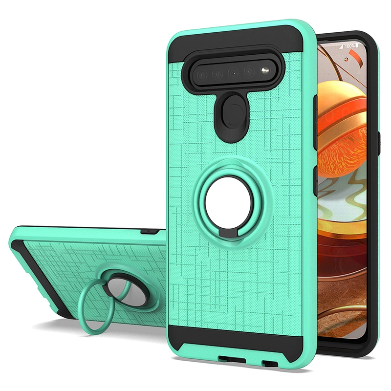 Shockproof cell phone cases with 360 rotating finger ring for Samsung Galaxy A71