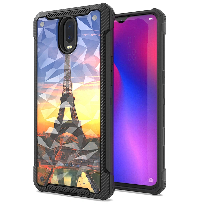 wholesale factory price case,diamond phone back cover with beautiful design for OPPO R17