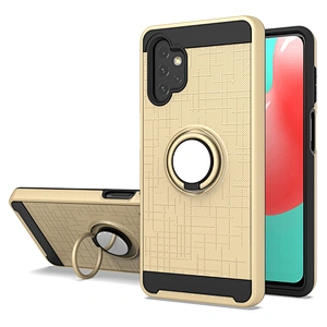 Wholesale mobile accessories cases phone cover with 360 ring for Samsung A12 A52 A72 A32