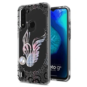 High Quality High Clear Transparent Customized Cover Cell Phone Case for Motorola E6S G8 Power Lite