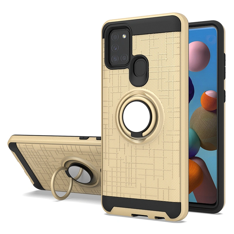 China supplier 360 ring holder cover phone case for Samsung A01 A11 A31 A21S A51 A71