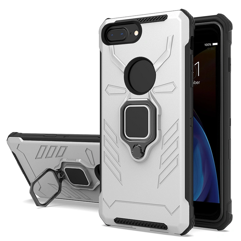 New design high fashion ring holder kickstand cell phone case for iPhone 7 8 Plus