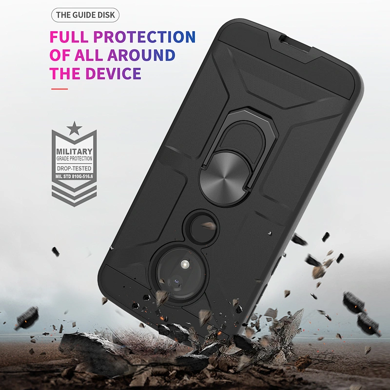New Arrival phone cover Luxury Style ring holder phone case for MOTO g7 play