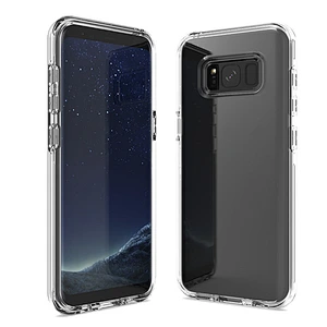 Transparent phone accessories for Samsung High Clear cell phone case with OEM Printed for Samsung S8