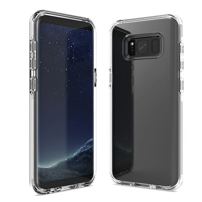 Transparent phone accessories for Samsung High Clear cell phone case with OEM Printed for Samsung S8