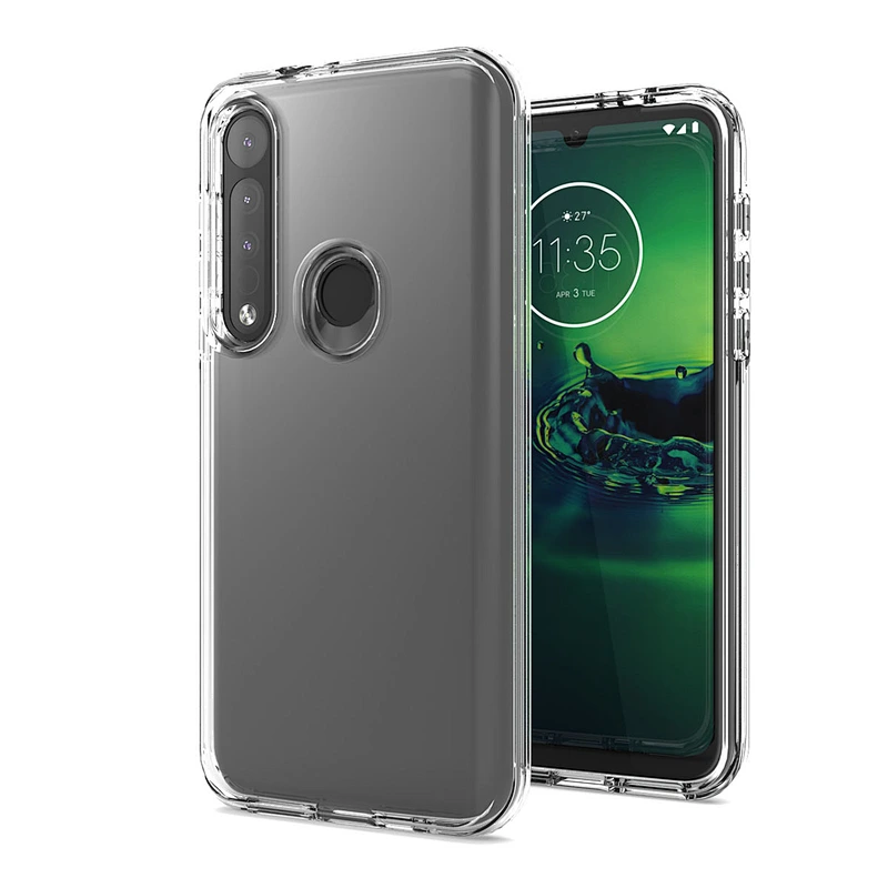 Transparent High Clear Back Mobile cell phone cover For Motorola Moto G8 E7 G8 Power lite E6S