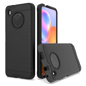 Big brand dual layers hard pc soft tpu custom printed blank phone case for Huawei Y9A