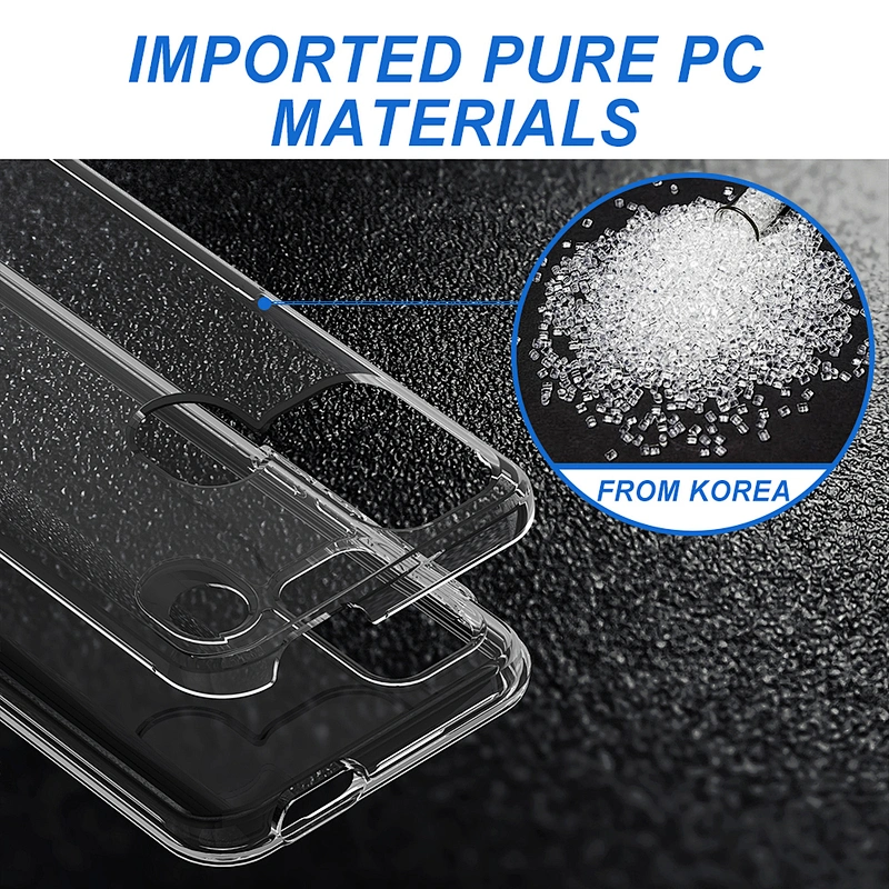 Sublimation blank tpu pc transparent cover ultra clear phone case for Motorola G 5G G10 G30