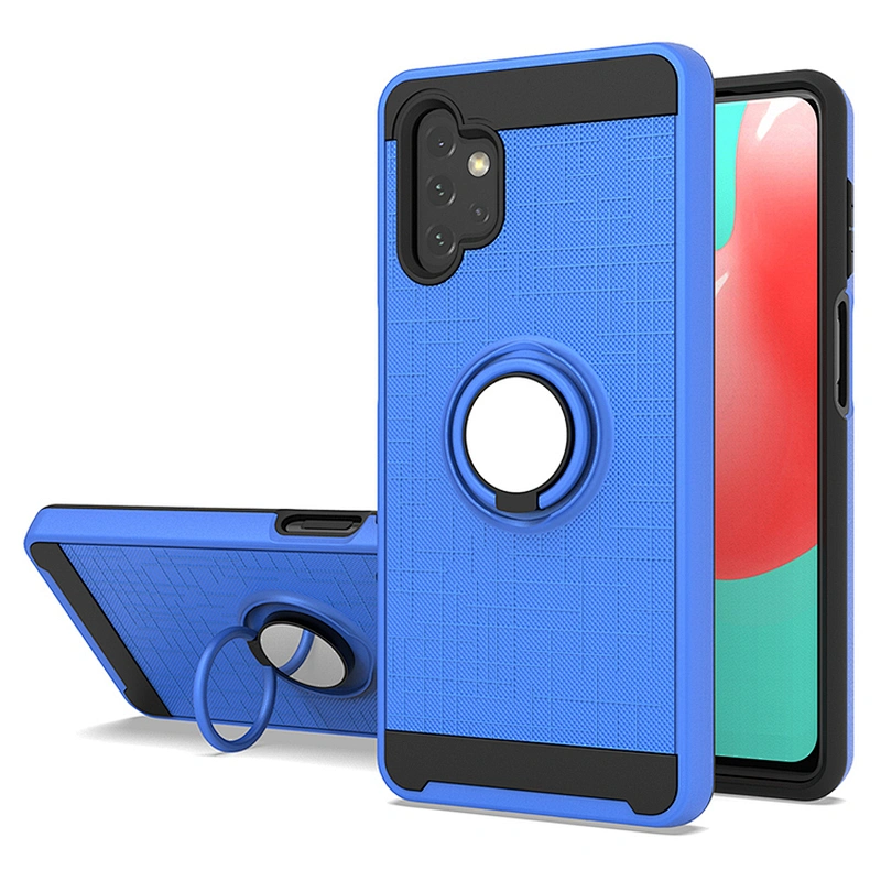 360 Rotatable Ring Holder Kickstand Covers Phone Case For Samsung A32 A12 S30 Ultra Plus