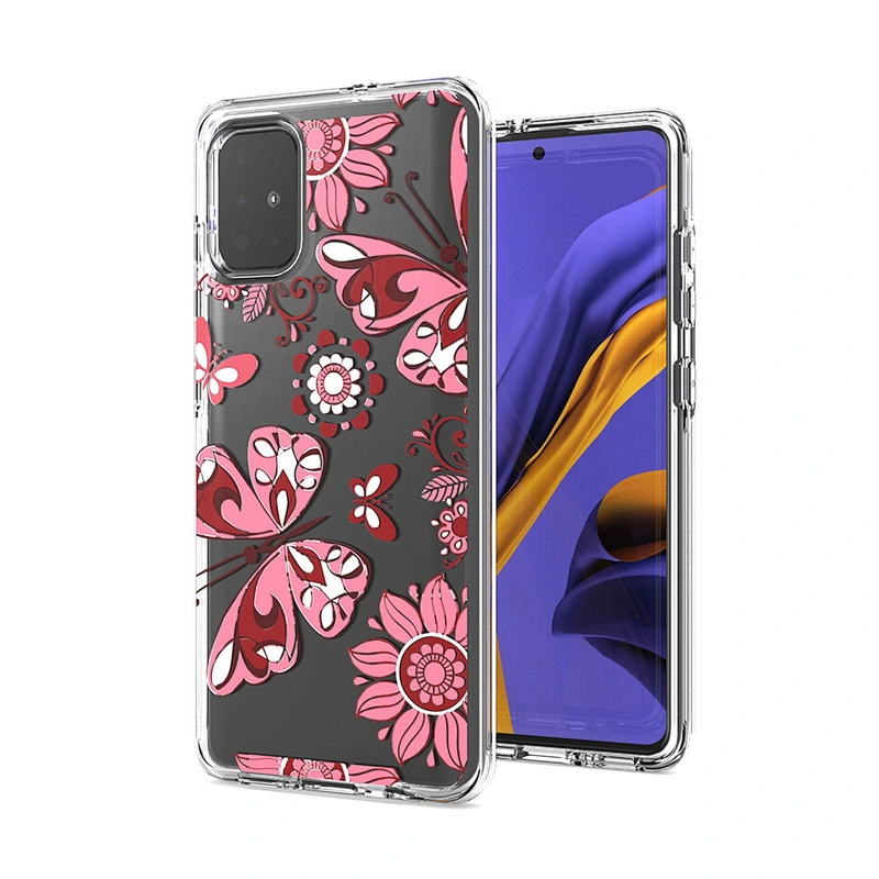 Accept custom printed protective clear mobile cell phone cover for Samsung A01 A11 A21 A51