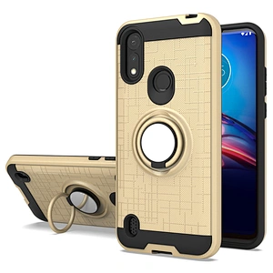For Moto new models 360 ring mobile phones cases for Motorola E6 Play Plus E7 E6S