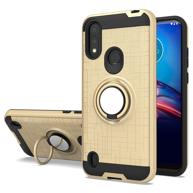 For Moto new models 360 ring mobile phones cases for Motorola E6 Play Plus E7 E6S