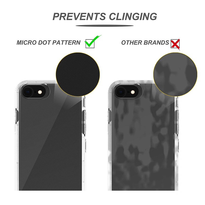 Small Quantity Dual Layer High Clear Mobile Phone Cover for iPhone 7 8 9 SE