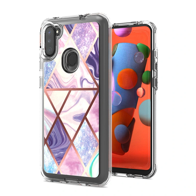 Factory custom bulk cell phone marble IMD design phone case for Samsung A71 A51 A21 A01 A11