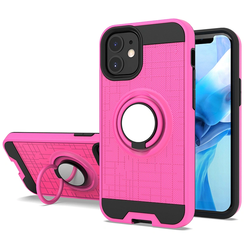 Sitemail best selling hard PC sofT TPU ring stand cover case for IPhone 12 pro max