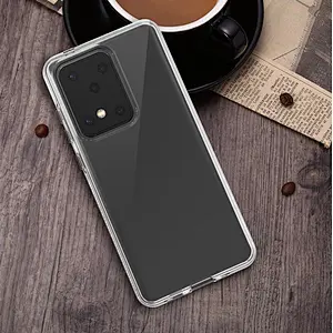 2020 new accesorios para celulares clear back cover for SAMSUNG S20 ultra S10 plus A21 A01