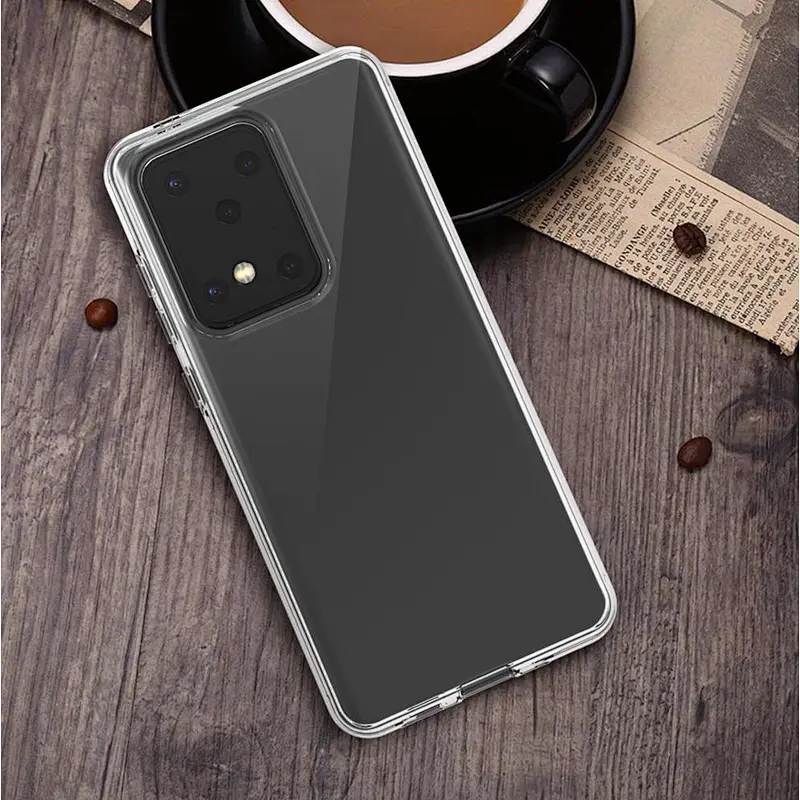 2020 new accesorios para celulares clear back cover for SAMSUNG S20 ultra S10 plus A21 A01