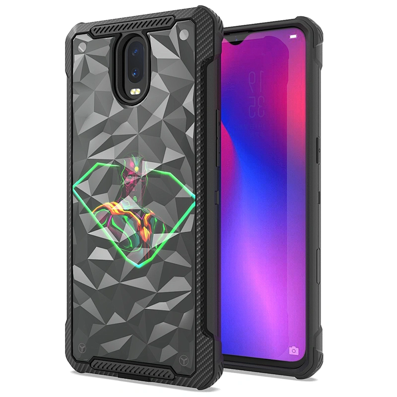 wholesale factory price case,diamond phone back cover with beautiful design for OPPO R17