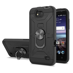 Heavy Duty Protection Kickstand Flexible Ring Holder phone case For ZTE A970 A530 Z812 Z958 X4