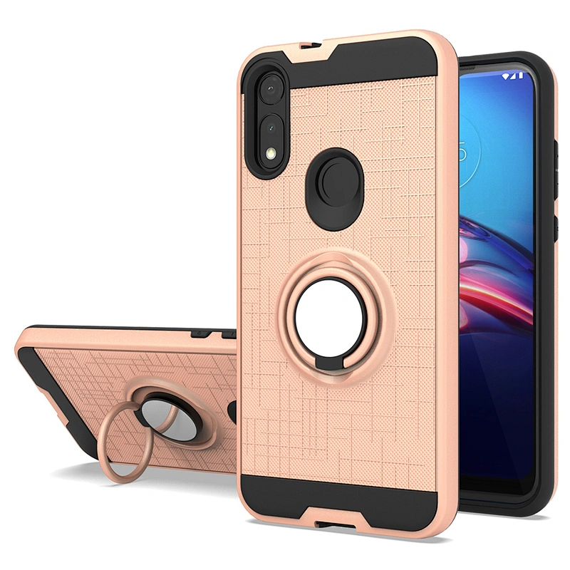 Anti Knock 360 Degree Ring Holder Phone Covers For Motorola Moto G Fast E7 G8 Power lite E6S