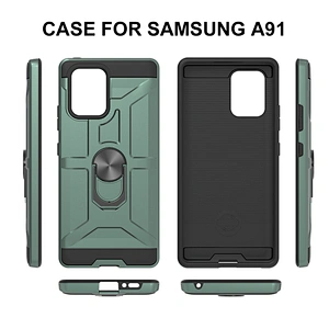 2020 New TPU PC Cover 360 Ring Kickstand Cell Phone Case For Samsung S20 Plus Ultra A01 A81 A91