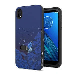 Custom card slot cover cell phone case for Moto X5 G6 Play G7 Power Supra E4 Plus E5 Play Plus E6