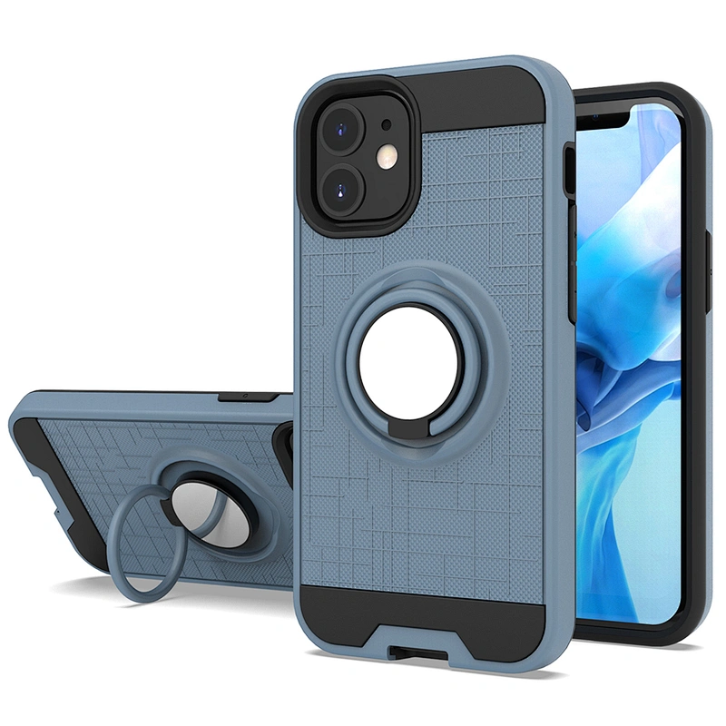 Tpu Pc Ring Holder Car bracket Kickstand Phone Covers For IPhone 11 pro xr xs max 12
