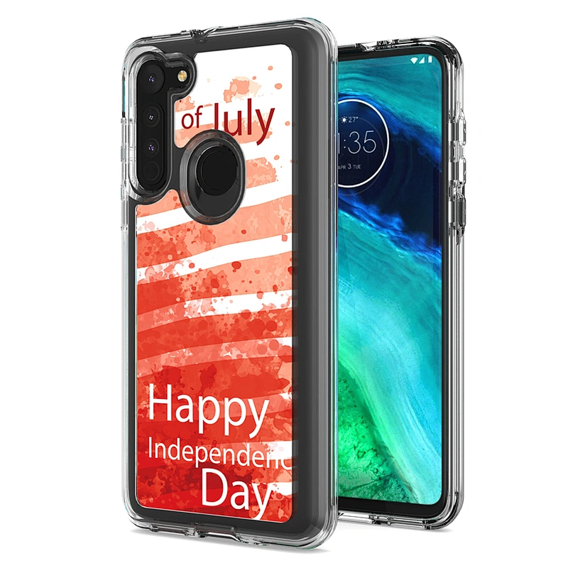 Top selling mable printed phone case with customized images for Motorola Moto G8