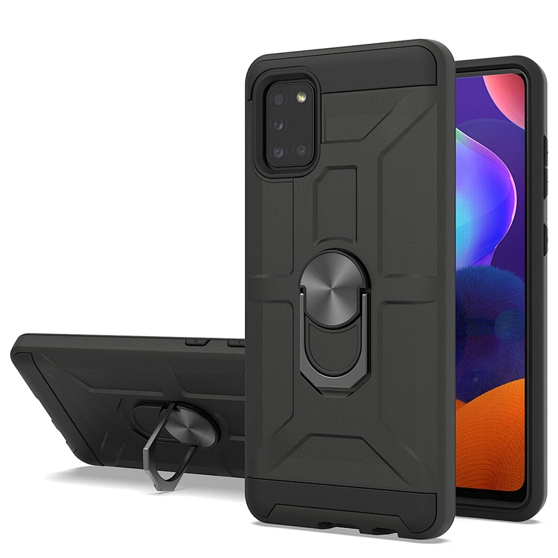 China Ring Holder with stand shockproof mobile phone cover For Samsung A31 A71 A21S Note 20 Ultra