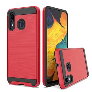 New Arrivals Brushed Carbon Fiber Phone Cover Cell Phone Case for Samsung A01 A10 A20 A30 A50