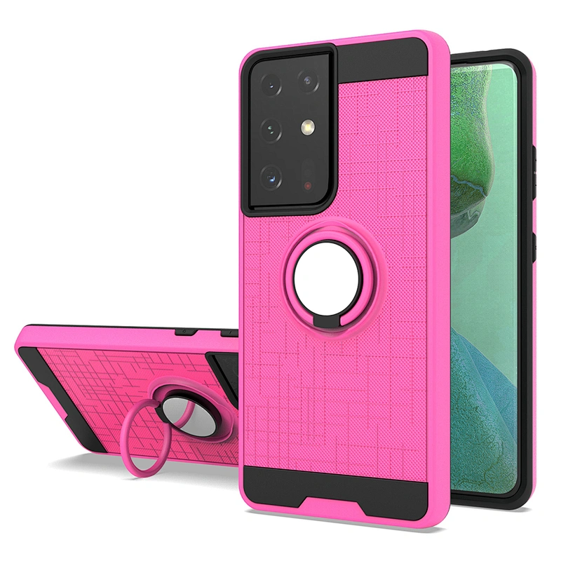 Custom logo Classic Car Bracket Ring Holder Phone Cases For Samsung S20 Fe A20E A42 S30 Plus Ultra