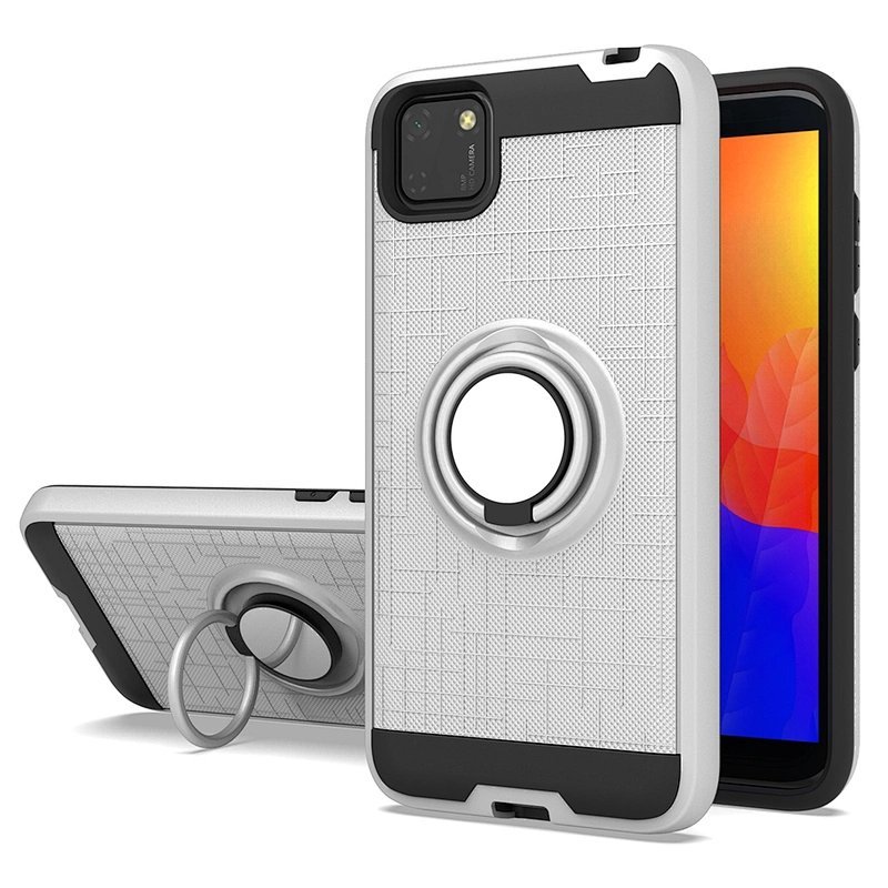New arrival hard pc soft tpu ring holder cell phone case accessory for Y5P Y6P Y7P 2020