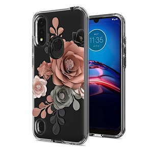 Customized Pattern Transparent Phone Cover For Motorola G8 Power lite E6S one fusion plus