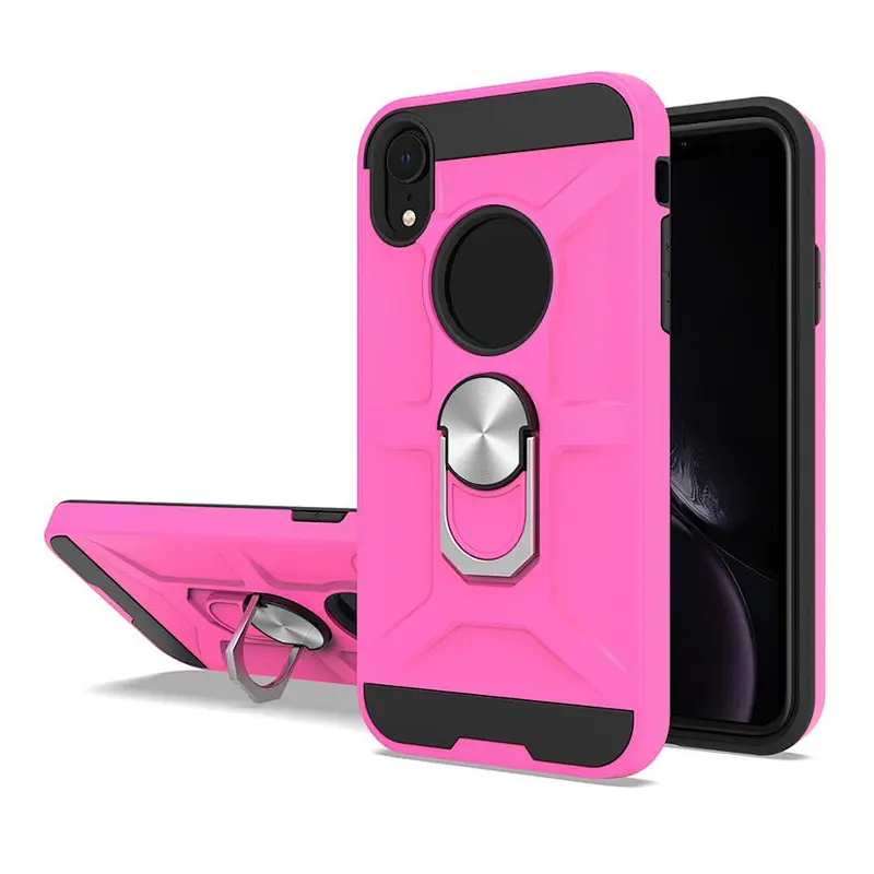 newest style kickstand ring phone case for iphone xr high quality phone cover with kickstand