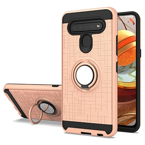 Shockproof cell phone cases with 360 rotating finger ring for Samsung Galaxy A71