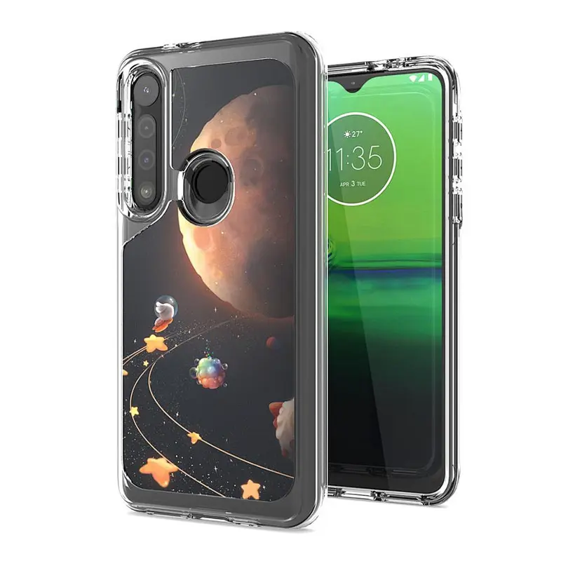 Fashion IMD design case for Motorola G8 Play G7 Play G6 Play back cover