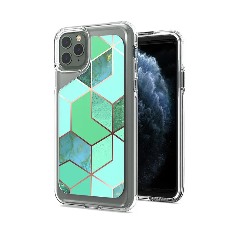 Luxury Marble Design IMD Printed Case TPU PC Mobile Phone Back Covers For iPhone 11 Pro Max