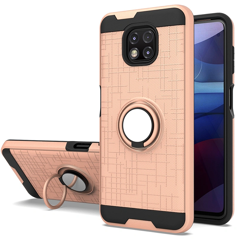 Smartphone cover phone case estuches de celulares with 360 ring for Mototola G Stylus Play Power 2021