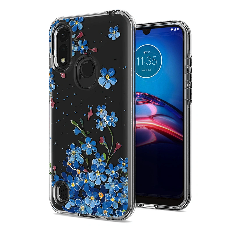 Customized Pattern Transparent Phone Cover For Motorola G8 Power lite E6S one fusion plus