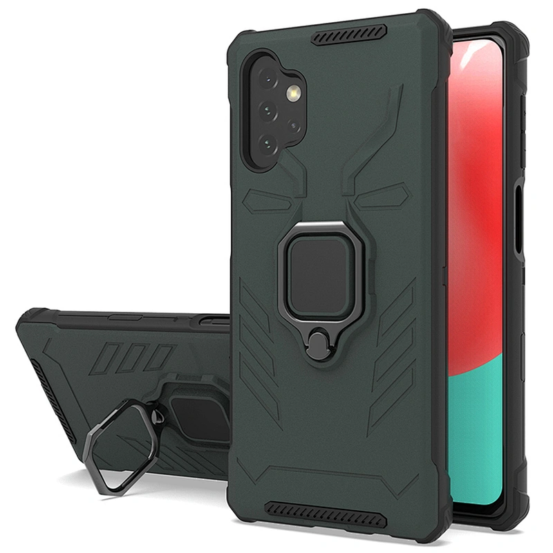 360 degree metal ring holder kickstand back cover phone case for Samsung A32 A12 A02S A32 A52 A72