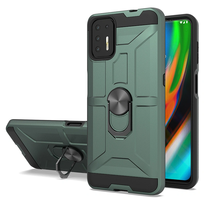 Good Quality Ring Kickstand Cell Phone Case Mobile Cover For Motorola G9 Play E7 Plus