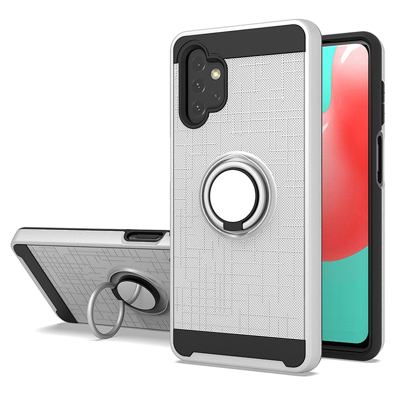 360 Rotatable Ring Holder Kickstand Covers Phone Case For Samsung A32 A12 S30 Ultra Plus