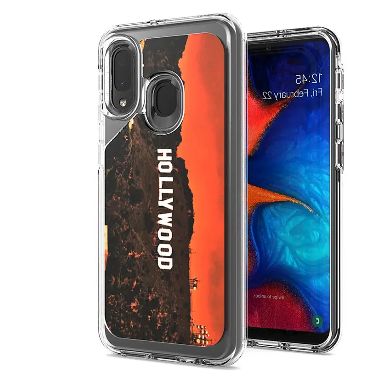 New arrivals luxury imd mobile back cases custom printing phone shell for Samsung A10E A20E