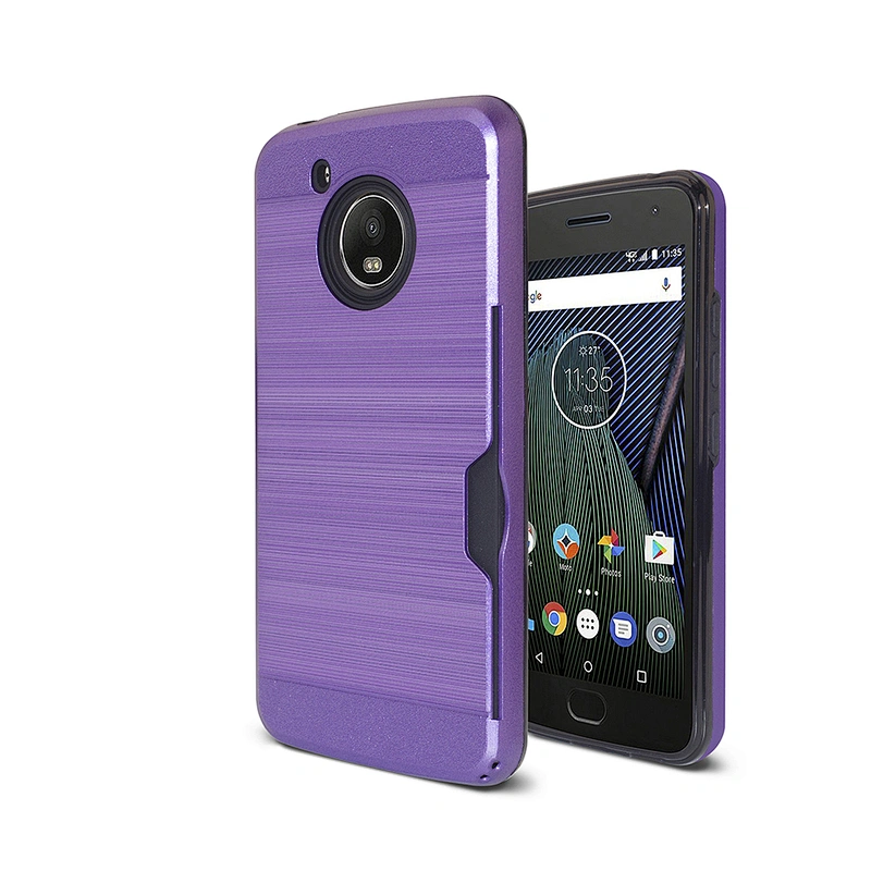 Combo case, credit card holder slot case for moto G5