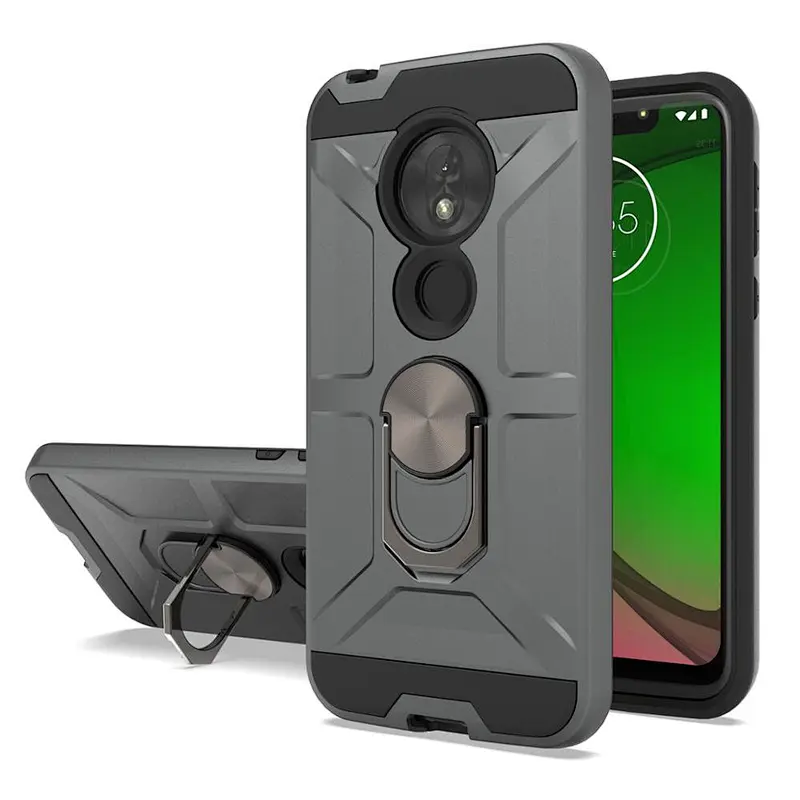 full protection cell phone case with ring Phone Case phone accessories for MOTO G7 play