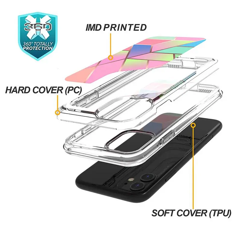 Anti-scratch cover marble PC design phone case for Moto E6 PLAY G8 PLUS E5 PLAY GO P30 play