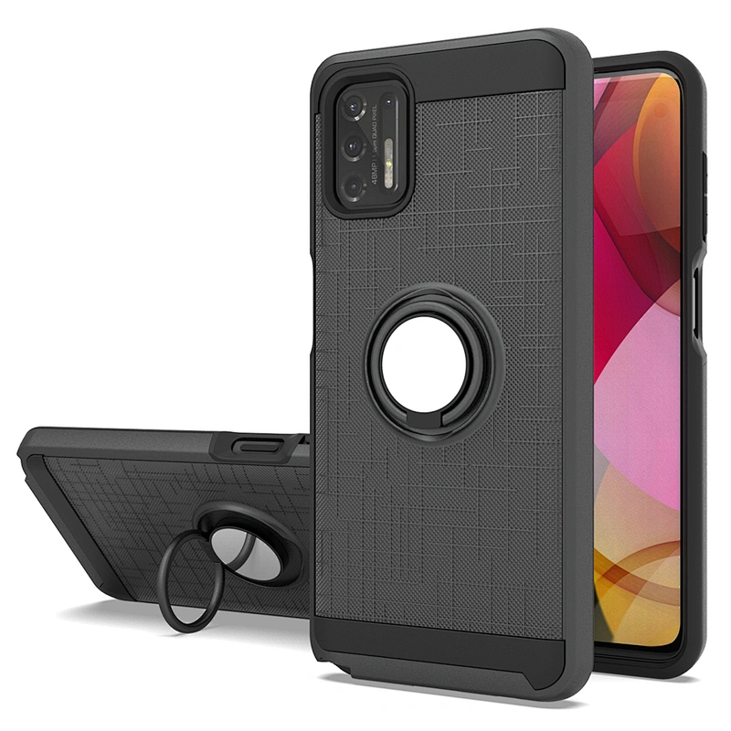 New arrival cell phone case cover with ring kickstand for Mototola G Play Power Stylus 2021